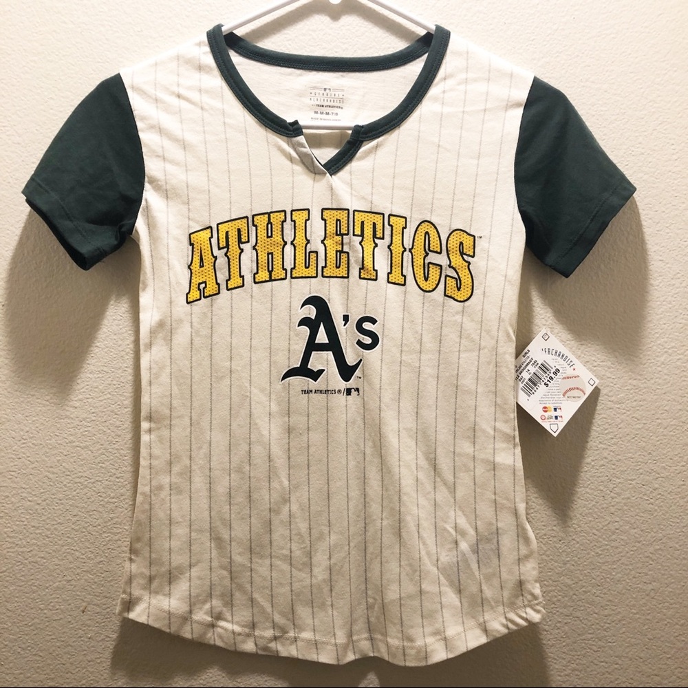 NWT Oakland A’s Baseball Jersey T Shirt